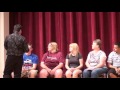 Author, comedian, hypnotist in action